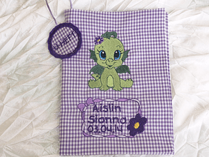 Stickdatei Baby Dino Drache Dinosaurier Set 385 - Sewando