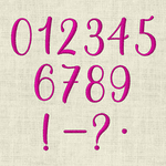 Stickdatei Schrift mit Herzen In Love 3 ca. 25mm Set 641 - Sewando
