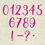 Stickdatei Schrift mit Herzen In Love 3 ca. 25mm Set 641 - Sewando