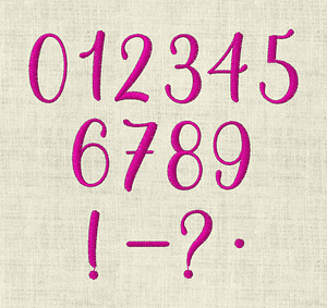 Stickdatei Schrift mit Herzen In Love 3 ca. 25mm Set 641 - Sewando