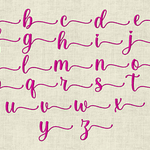 Stickdatei Schrift mit Herzen In Love 3 ca. 25mm Set 641 - Sewando