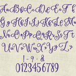 Stickdatei Schrift Schönschrift Set 720 - Sewando