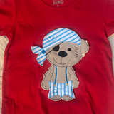 Stickdatei Doodle Teddy Pirat Applikation Set 751 - Sewando