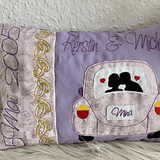 Stickdatei Hochzeit Kissen In the Hoop, Auto Set 841 - Sewando