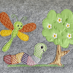 Stickdatei Doodle Applikation Tiere Set 851/2 - Sewando