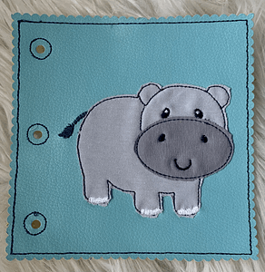 Stickdatei Buch Zoo Tiere Appliaktion Set 852 - Sewando