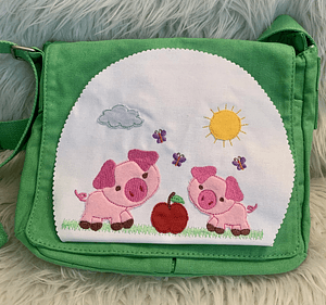 Stickdatei Schwein Applikation Set 860 - Sewando