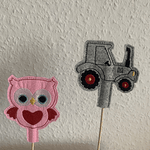 Stickdatei Stabhalter Topper Geburtstag Set 866 - Sewando