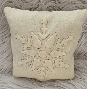 Stickdatei 3D Schneeflocke Winter Weihnachten Maschinenstickerei 882 Puffi - Sewando