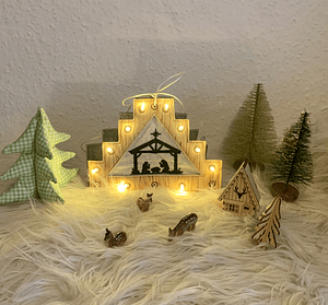 Stickdatei Lichterbogen Schwibbogen Weihnachten Set 894 - Sewando