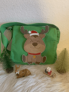 Stickdatei Weihnachten Doodle Rentier Elch Set 900 - Sewando