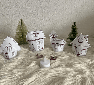 Stickdatei Winterdorf Set 2 Set 768 10x10 - Sewando