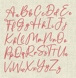 Stickdatei Schrift ca. 25mm Set 911 - Sewando