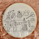 Stickdatei Nähen Nähmaschine Set Outline 930 - Sewando