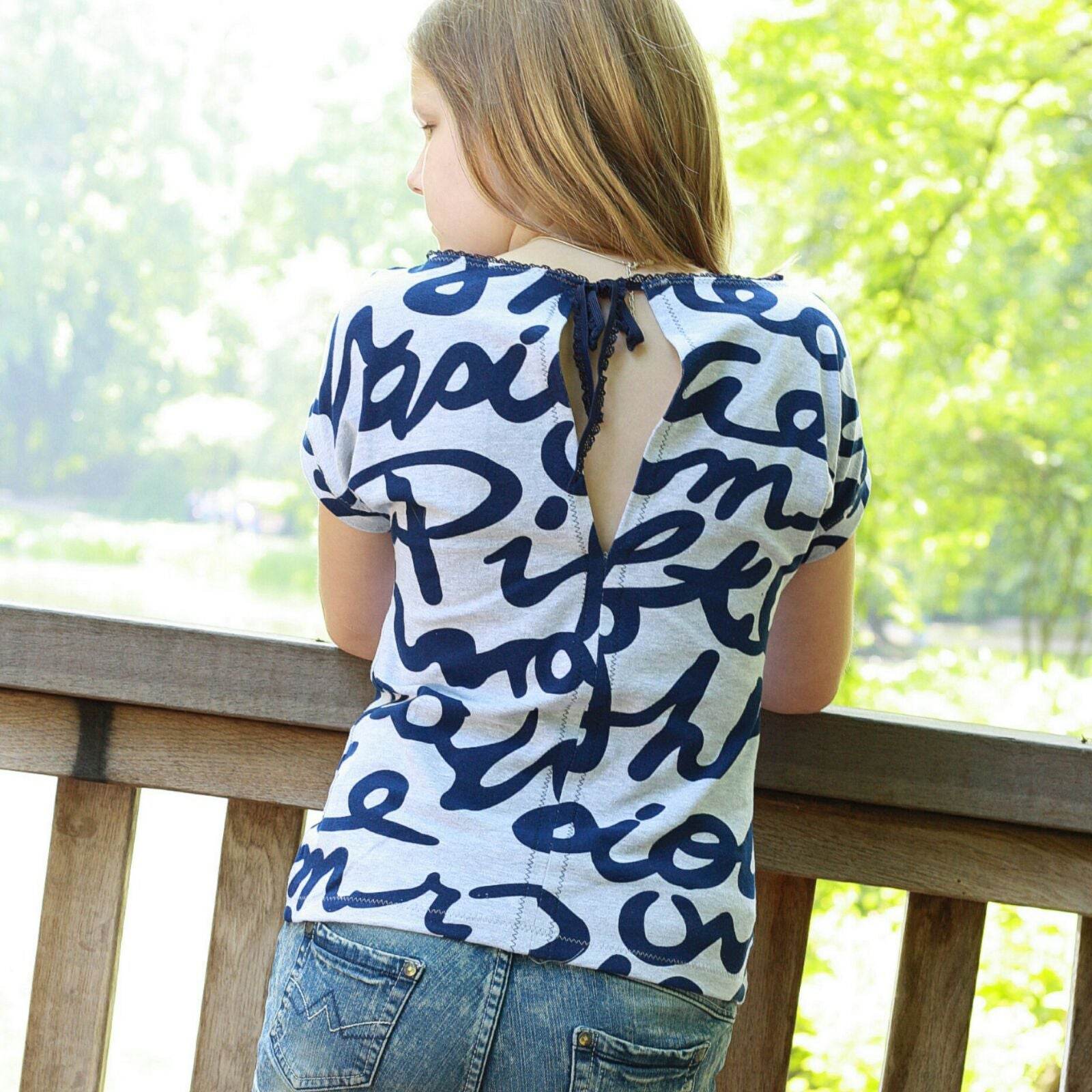 Schnittmuster T-Shirt Sommerglück Größe 56-164 - Sewando