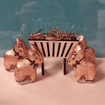 Laserdatei Wichtel Box Tierisch - Sewando