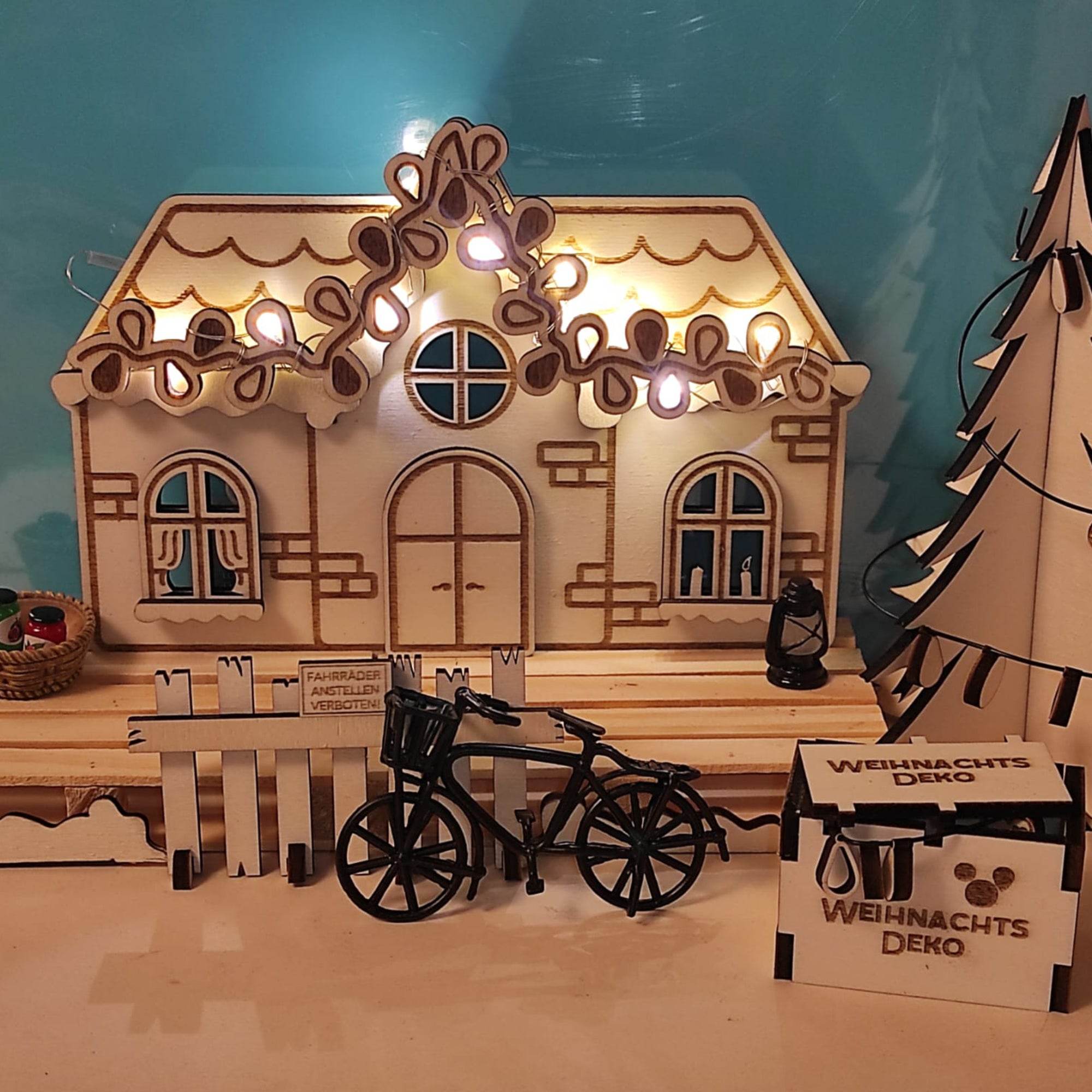 Laserdatei Wichtel Box Tierisch - Sewando