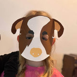 Näh- und Bastelvorlage Hunde Maske - Sewando