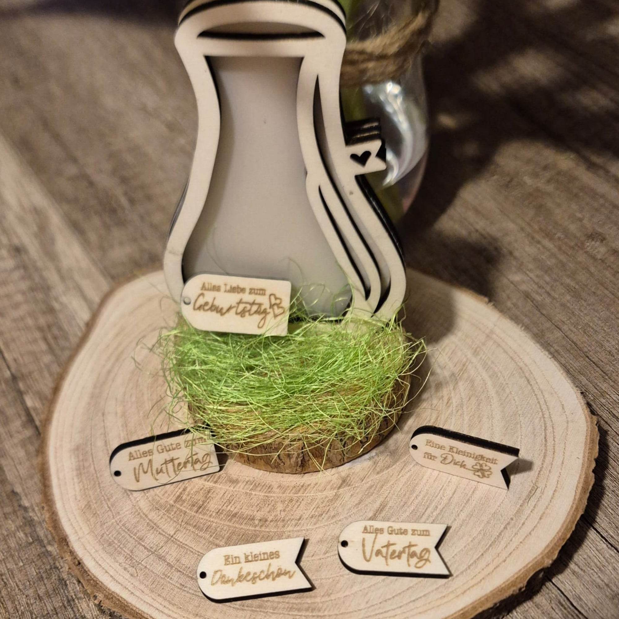 Laserdatei Frühlingsboten Vase - Sewando