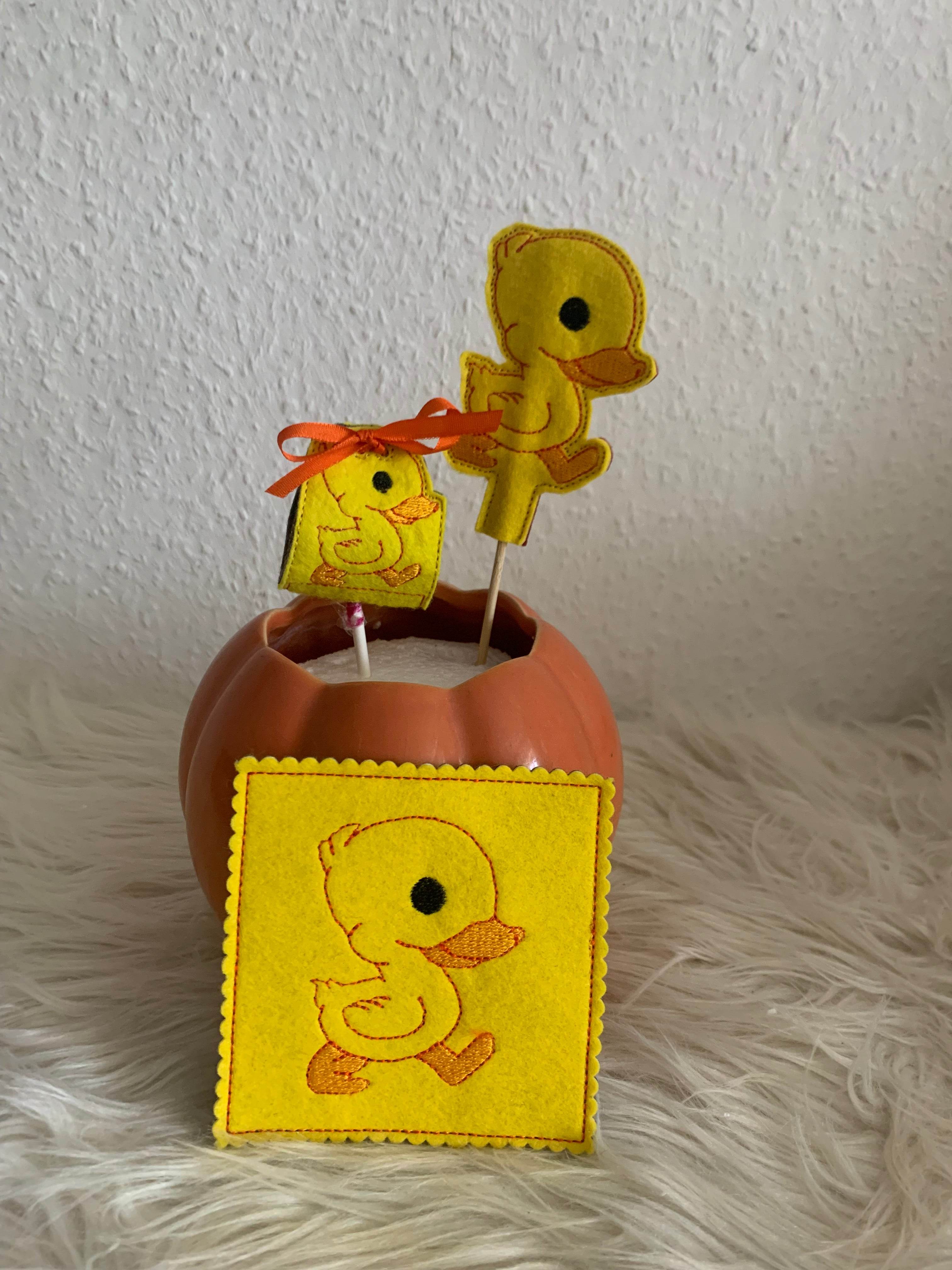 Stickdatei Geburtstag Party Set Ente Set 866 - Sewando