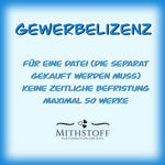 Gewerbelizenz für 1 Datei von Mithstoff- Zeitraum unbegrenzt - maximal 50 Werke - Sewando