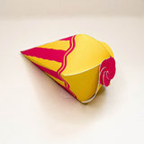 Mini-Schultüte Schulkind pink/ gelb - Printable für Schere oder Plotter - Sewando