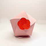 Mini-Schultüte Schulkind rosa / rot - Printable für Schere oder Plotter - Sewando