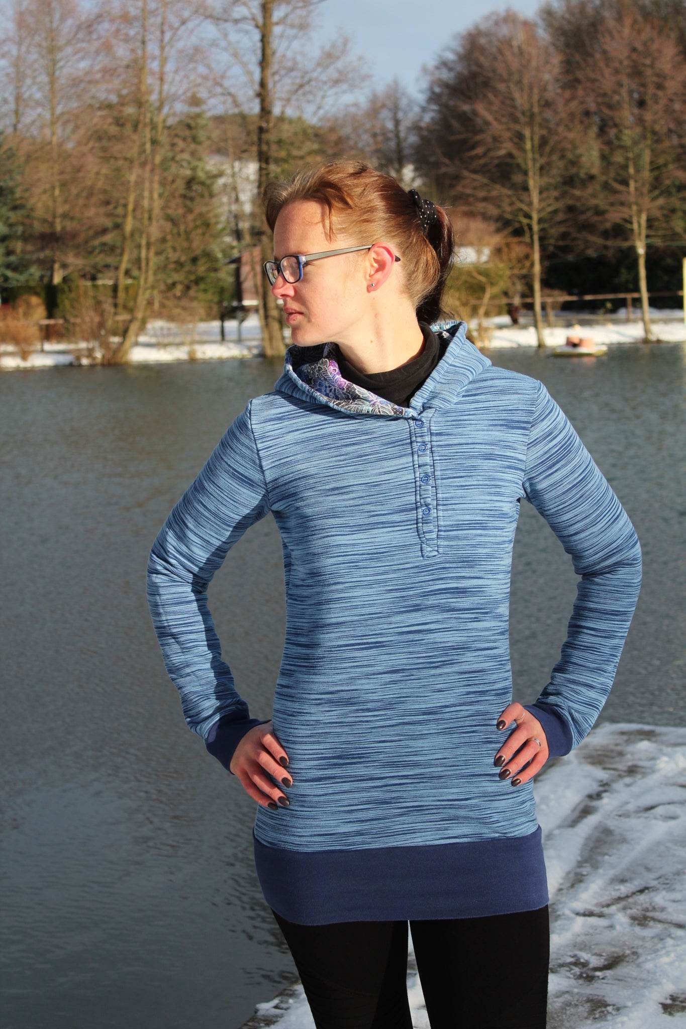Hoodie Berit Gr. 32-50 Schnittmuster - Sewando