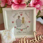 Stickdatei Hochzeit Brautpaar Line Art Set 949 - Sewando