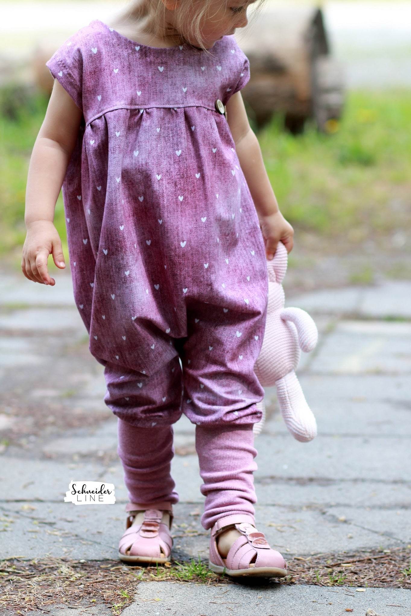 Schnittmuster Baggy Romper - BEAMER Version - Gr. 56 - 146 - Sewando