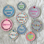 Stickdatei Schulkind 2025 Anhänger Set 2540 - Sewando