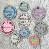Stickdatei Schulkind 2025 Anhänger Set 2540 - Sewando