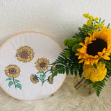 Stickdatei Sonnenblume Set 964 Blume - Sewando