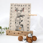 Stickdatei ITH Adventskalender Tischadventskalender togo Weihnachten Advent - Sewando