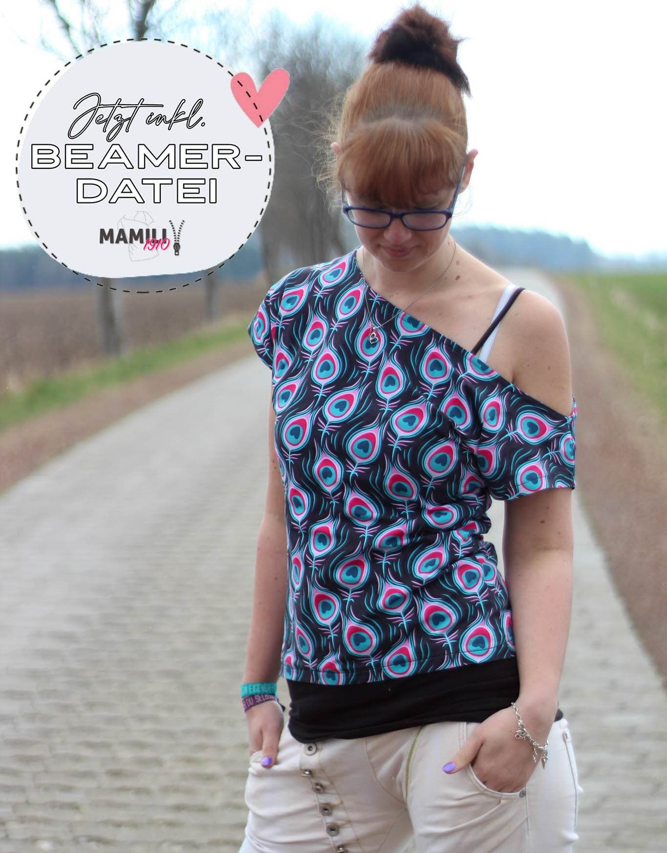 Shirt / Kurzpulli Jaane Gr. 32-48 - Sewando