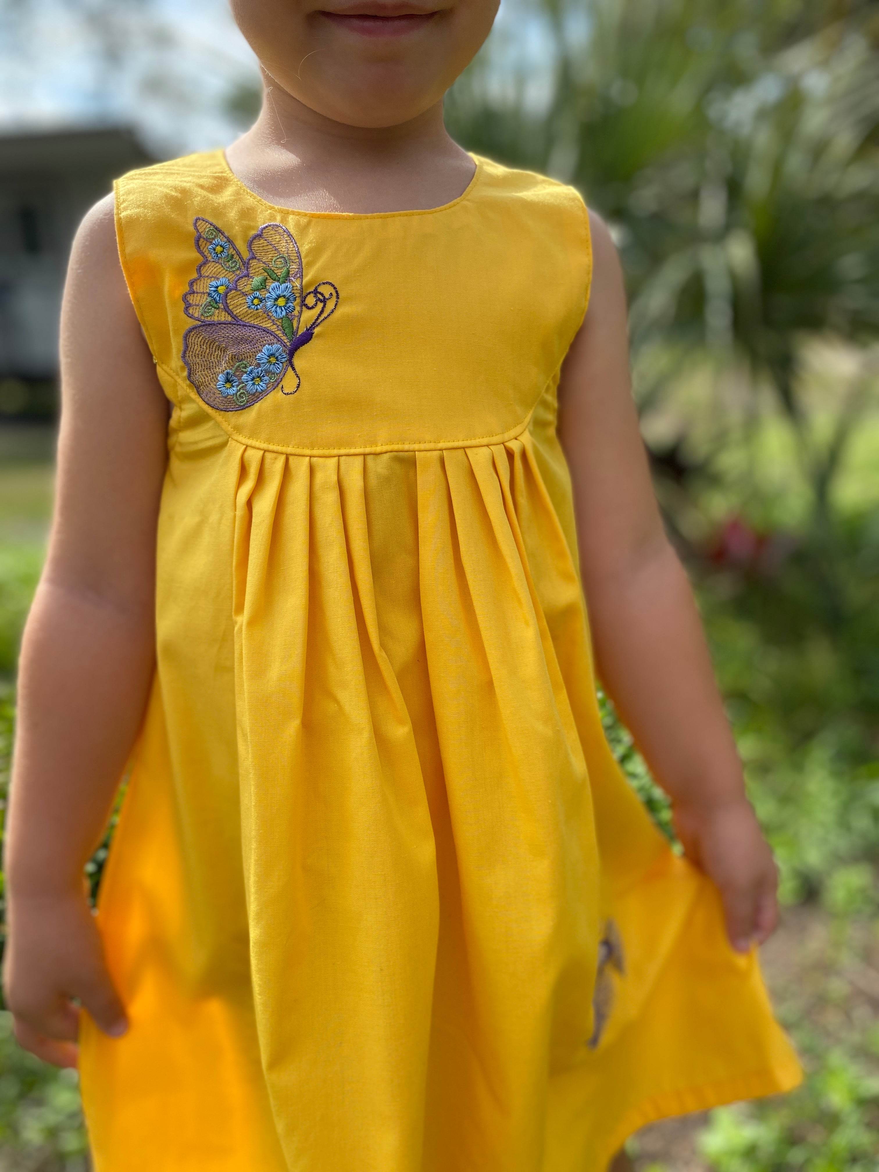 Schnittmuster Sommerkleid, Kleid, Tunika aus Webware Amaia Gr. 80-140 - Sewando