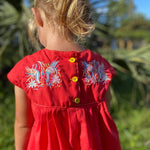 Schnittmuster Sommerkleid, Kleid, Tunika aus Webware Amaia Gr. 80-140 - Sewando