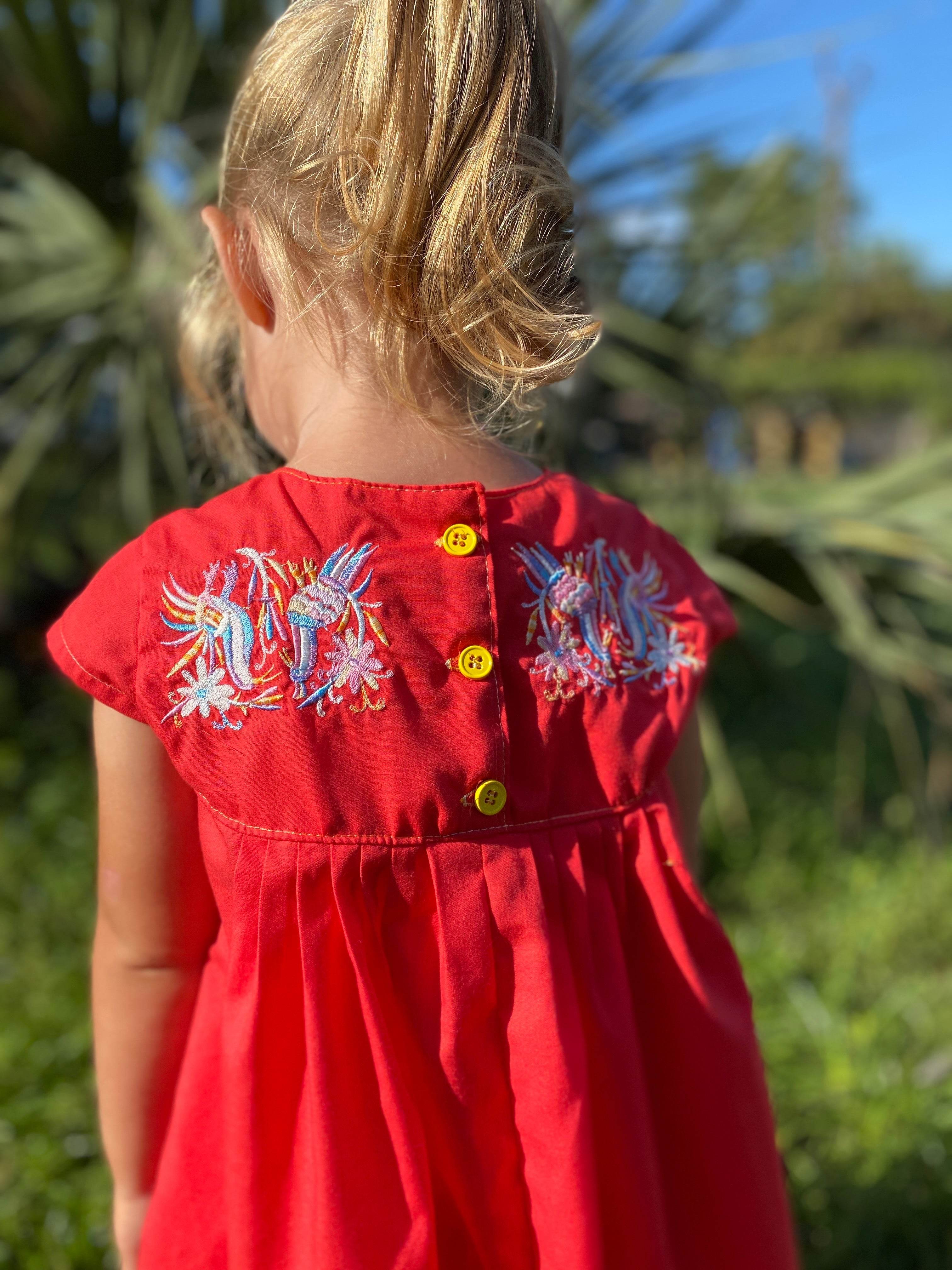 Schnittmuster Sommerkleid, Kleid, Tunika aus Webware Amaia Gr. 80-140 - Sewando