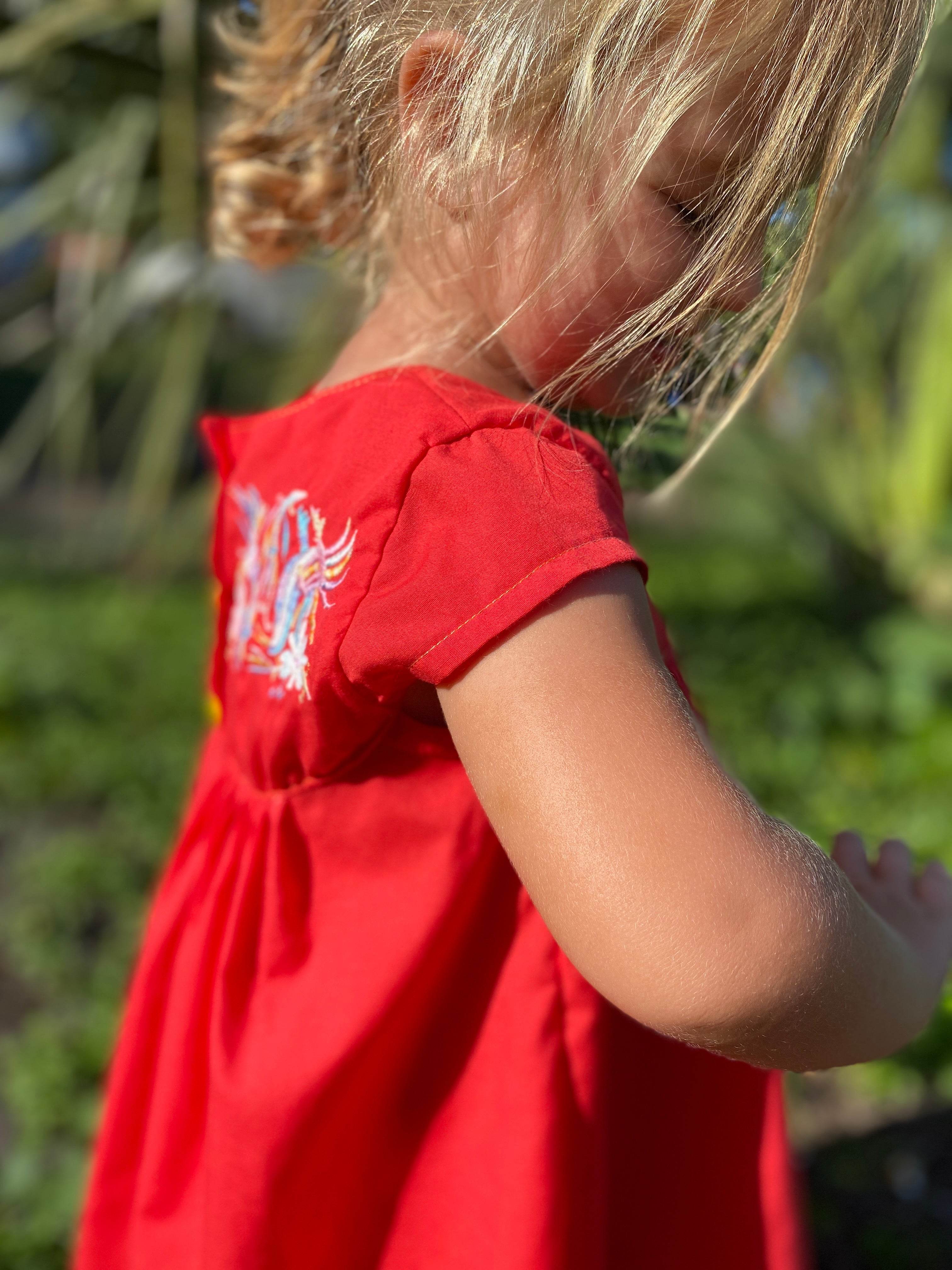 Schnittmuster Sommerkleid, Kleid, Tunika aus Webware Amaia Gr. 80-140 - Sewando