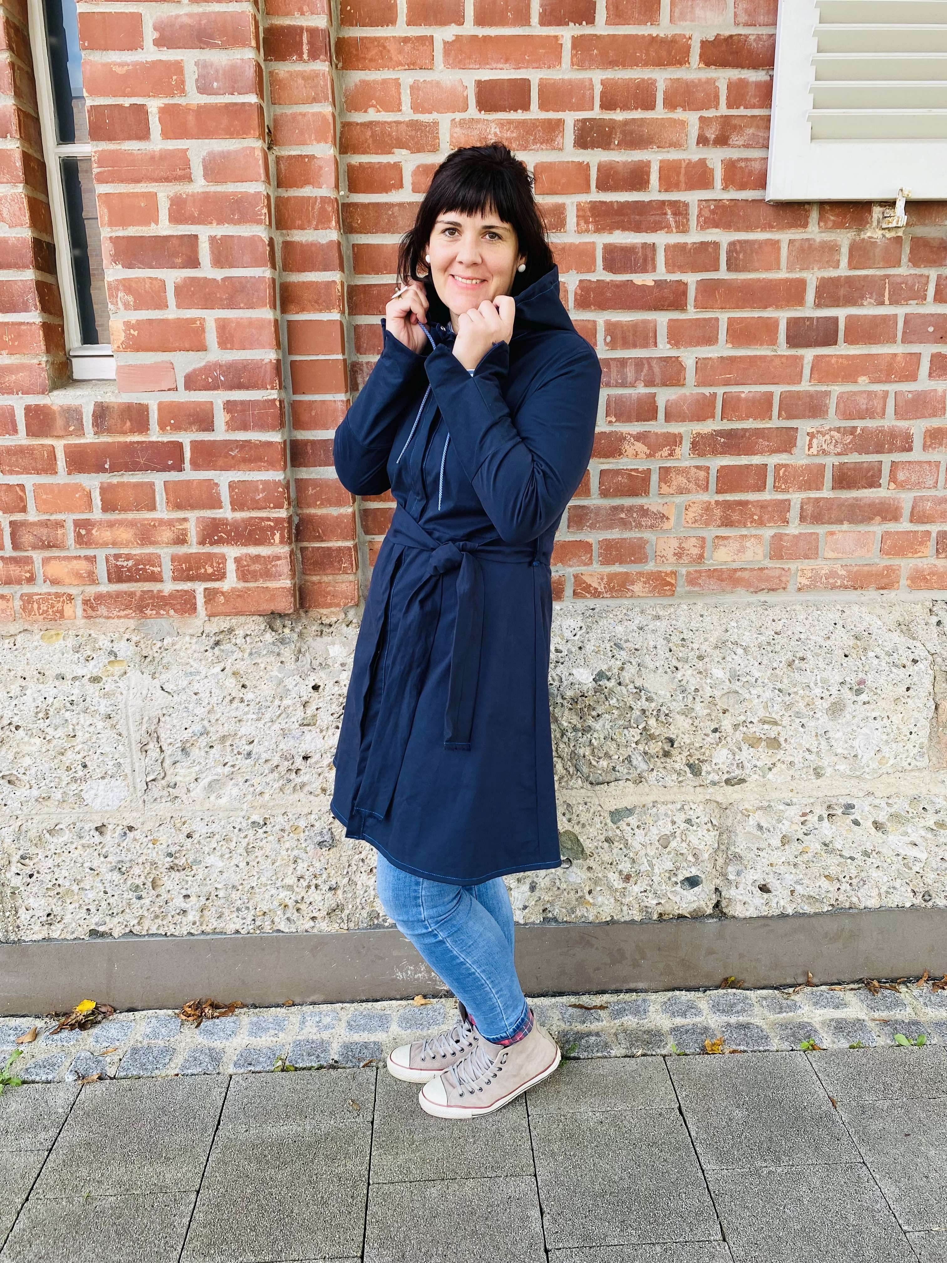 Schnittmuster Cardigankleid Feminina, Größe 32 - 50 : - Sewando