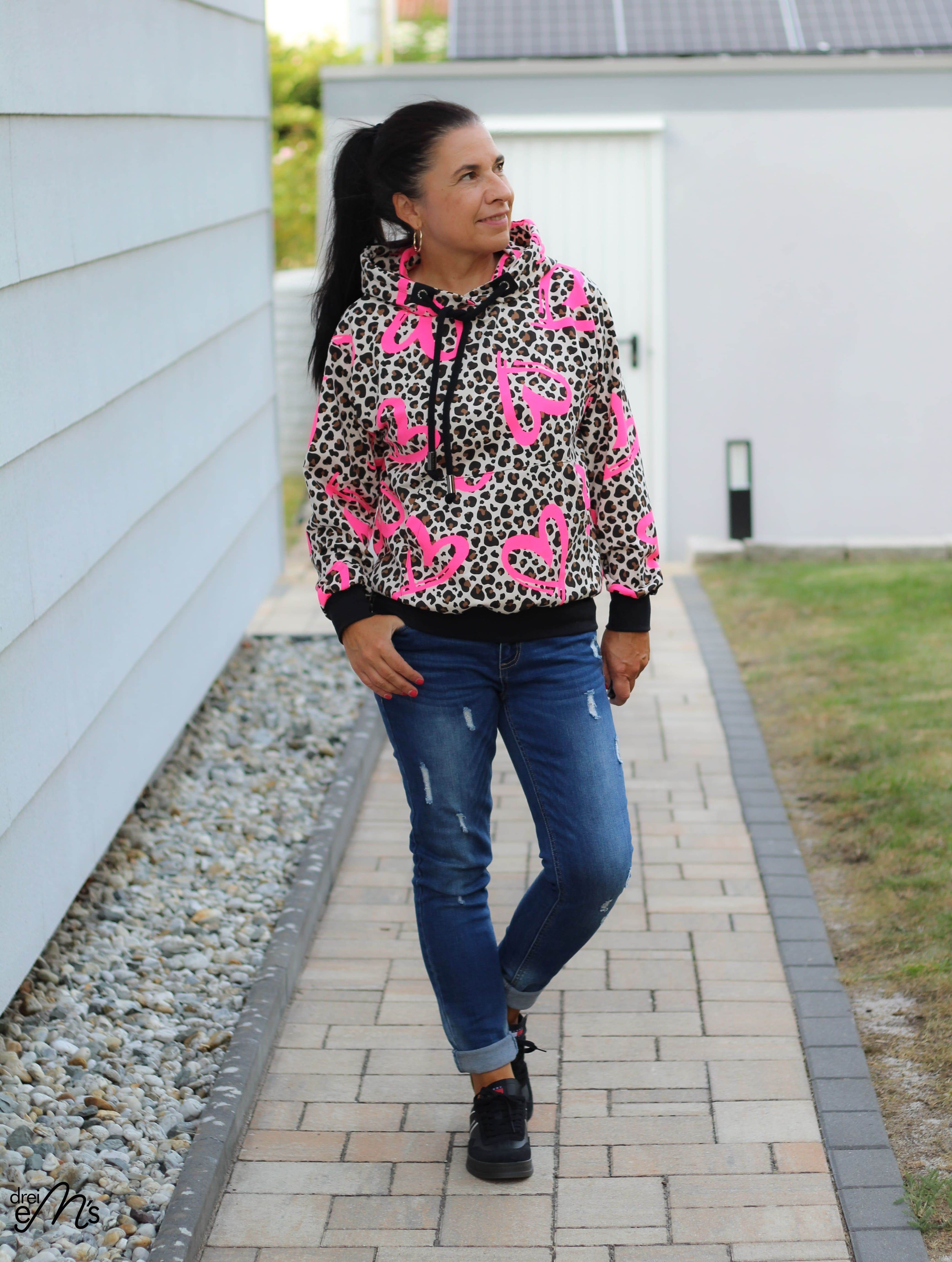 Hoodie MELFI Gr. 32-56 Schnittmuster PDF Ebook - Sewando