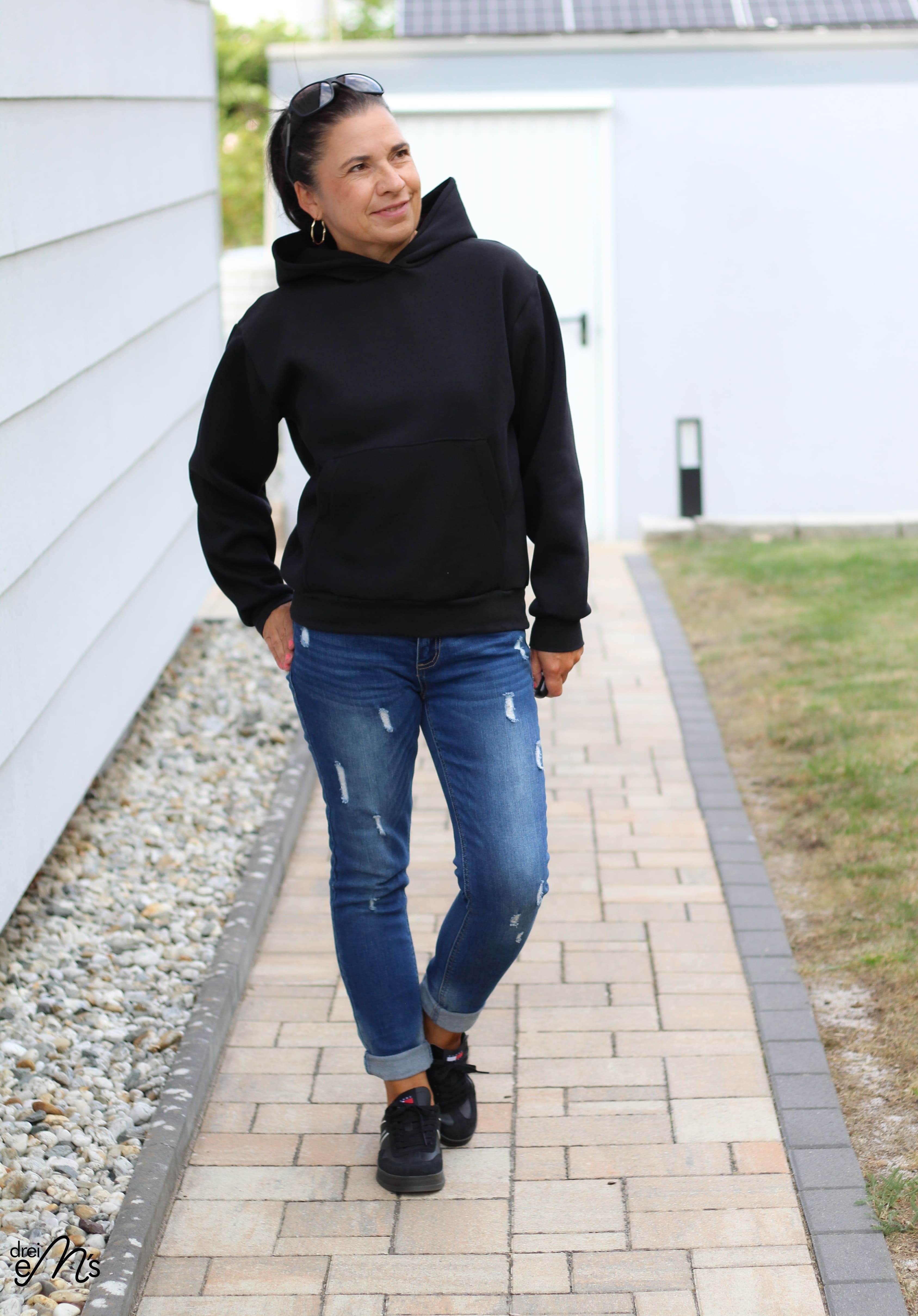 Hoodie MELFI Gr. 32-56 Schnittmuster PDF Ebook - Sewando