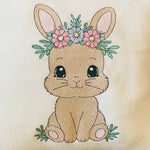 Stickdatei Hase 1 mit Blumen Set 2513 - Sewando
