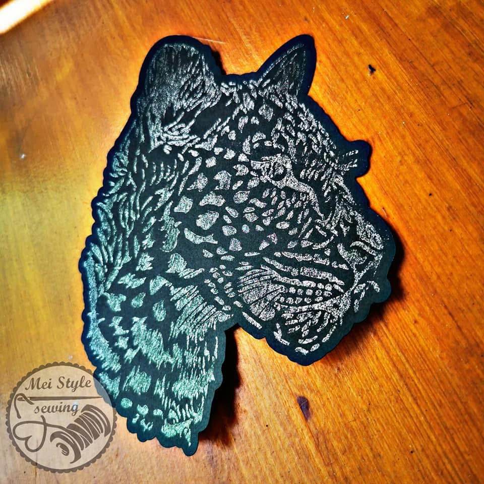 Leopard - SVG - DXF - PNG - Jpeg - Plotterdatei - Sewando