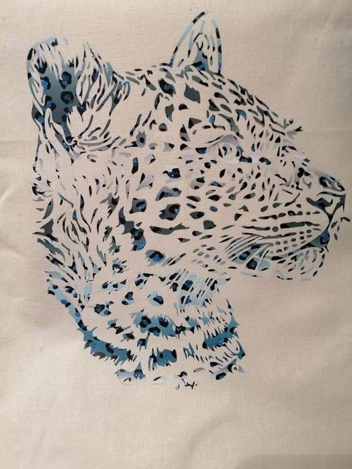 Leopard - SVG - DXF - PNG - Jpeg - Plotterdatei - Sewando