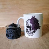 Plotterdatei - Skull - bones - Totenkopf - Skelett - Rosen - SVG - DXF - Sewando