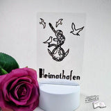 Plotterdatei - Anker mit Möwen - Meer - Freiheit - SVG - DXF - PNG - JPEG - Sewando