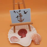 Plotterdatei - Anker mit Möwen - Meer - Freiheit - SVG - DXF - PNG - JPEG - Sewando