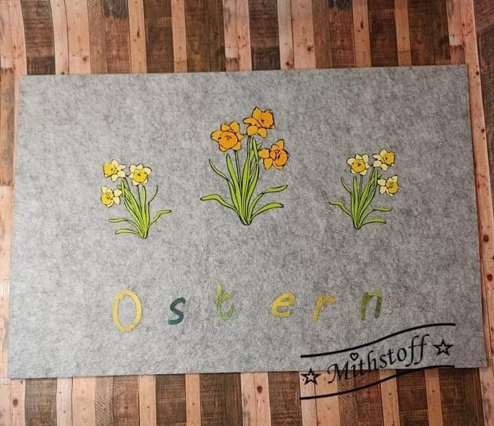 Plotterdatei - Osterglocken - Frühling - Ostern - SVG - DXF - PNG - Jpeg - Sewando