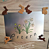 Plotterdatei - Osterglocken - Frühling - Ostern - SVG - DXF - PNG - Jpeg - Sewando